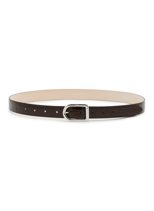 首图 - 点击放大 - DÉHANCHE - Mija Croco Embossed Leather Belt