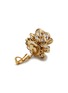 细节 - 点击放大 - LANE CRAWFORD VINTAGE ACCESSORIES - Gold Tone Crystal Cluster Clip On Earrings