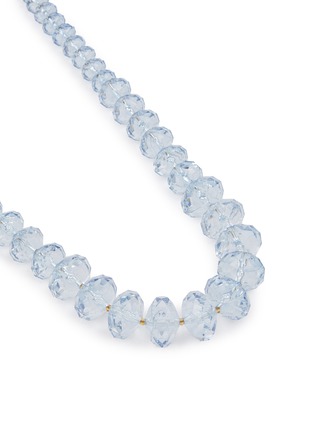 细节 - 点击放大 - LANE CRAWFORD VINTAGE ACCESSORIES - Joan Rivers Blue Lucite Beaded Necklace