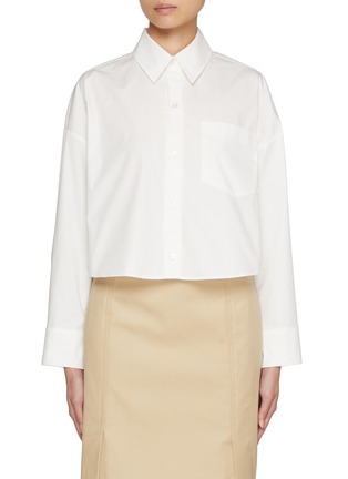 首图 - 点击放大 - THE LOOM - Overfit Crop Cotton Shirt