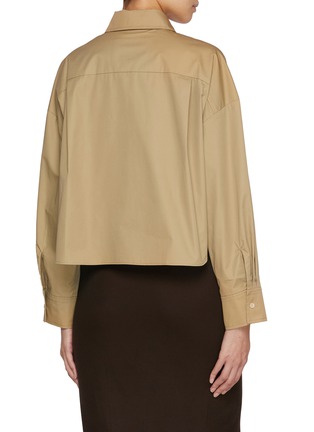 背面 - 点击放大 - THE LOOM - Overfit Crop Cotton Shirt