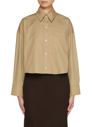 首图 - 点击放大 - THE LOOM - Overfit Crop Cotton Shirt