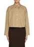 首图 - 点击放大 - THE LOOM - Overfit Crop Cotton Shirt