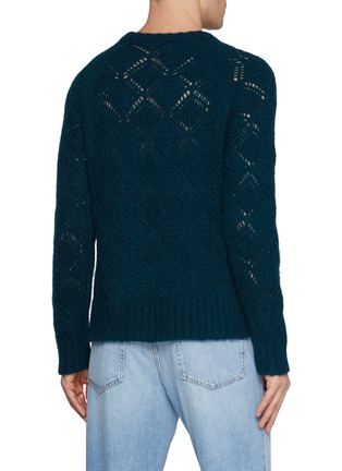 背面 - 点击放大 - PIACENZA 1733 - Lozenge Knit Baby Alpaca Blend Sweater