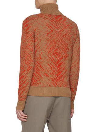背面 - 点击放大 - PIACENZA 1733 - Contrast Turtleneck Virgin Wool Sweater