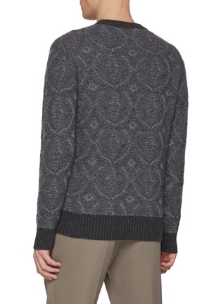 背面 - 点击放大 - PIACENZA 1733 - Contrast Edges Cashmere Sweater
