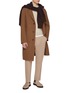 模特儿示范图 - 点击放大 - PIACENZA 1733 - Notch Lapel Cashmere Coat