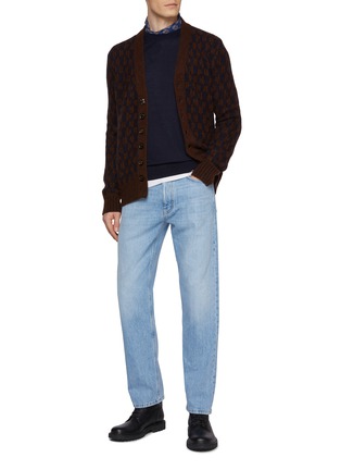 模特儿示范图 - 点击放大 - PIACENZA 1733 - Cashmere Silk Blend Cardigan