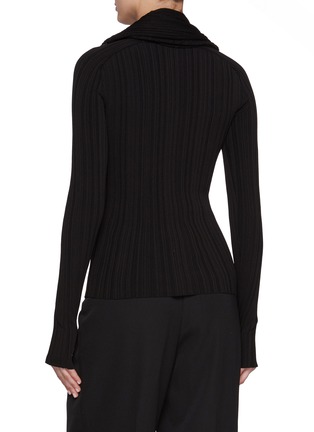 背面 - 点击放大 - BALMAIN - 连帽针织上衣