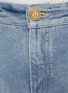 - BALMAIN - 褶裥阔腿牛仔裤