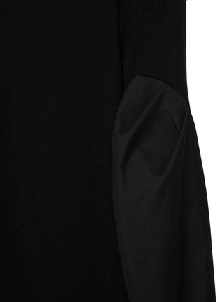  - SACAI - 针织拼接长款夹克