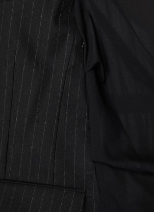  - SACAI - 拼接斗篷外套