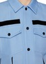  - SACAI - 蕾丝拼接衬衫式连衣裙