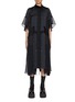 首图 - 点击放大 - SACAI - 拼接微透视连衣裙