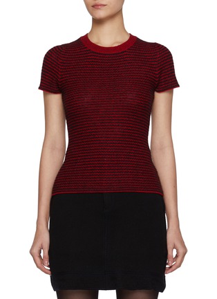 首图 - 点击放大 - BARRIE - 条纹针织 T 恤