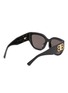 模特儿示范图 - 点击放大 - BALENCIAGA - Acetate Rectangle Sunglasses