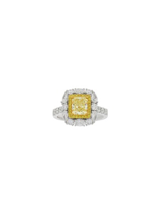首图 - 点击放大 - LC COLLECTION JEWELLERY - Fancy Light Yellow Diamond 18K White Gold Ring — HK 13
