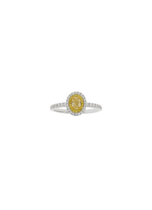 首图 - 点击放大 - LC COLLECTION JEWELLERY - Yellow Diamond 18K White Gold Ring — HK 13