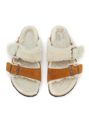 细节 - 点击放大 - BIRKENSTOCK - ARIZONA 绒面双带凉鞋