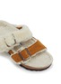 细节 - 点击放大 - BIRKENSTOCK - ARIZONA 绒面双带凉鞋