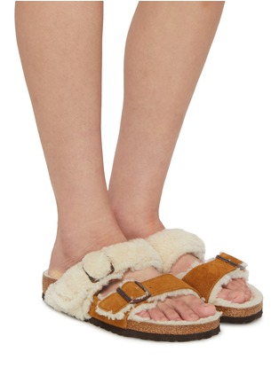 BIRKENSTOCK | ARIZONA 绒面双带凉鞋
