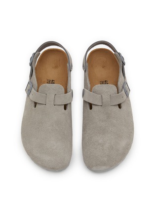 细节 - 点击放大 - BIRKENSTOCK - TOKIO 绒面皮露跟凉鞋