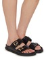 模特儿示范图 - 点击放大 - BIRKENSTOCK - St Barths Leather Sandals