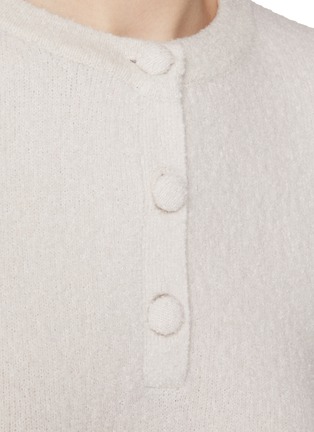  - MAISON ALEXANDRA GOLOVANOFF - Paul Cotton Cashmere Blend Henley Top