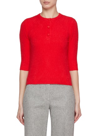 首图 - 点击放大 - MAISON ALEXANDRA GOLOVANOFF - Paul Cotton Cashmere Blend Henley Top