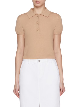 首图 - 点击放大 - MAISON ALEXANDRA GOLOVANOFF - Lea Light Cashmere Polo Shirt