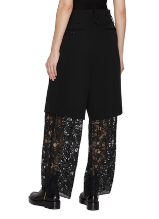 背面 - 点击放大 - Y'S - Double Layered Lace Tailored Pants