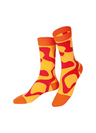 细节 –点击放大 - EAT MY SOCKS - Juicy Oranges Crew Socks — Pack of 2
