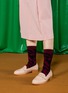 细节 –点击放大 - EAT MY SOCKS - Red Wine Crew Socks
