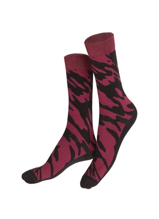  - EAT MY SOCKS - Red Wine Crew Socks