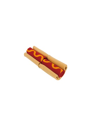 细节 –点击放大 - EAT MY SOCKS - Hot Dog Over the Calf Socks