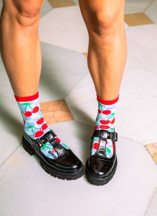 细节 –点击放大 - EAT MY SOCKS - Cheery Baby Short Crew Socks