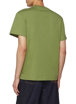 背面 - 点击放大 - JW ANDERSON - Anchor Logo Patch Organic Cotton T-Shirt