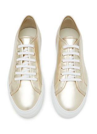 细节 - 点击放大 - COMMON PROJECTS - Tournament Shiny Leather Women's Sneakers