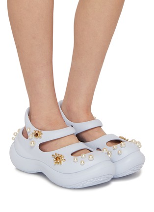 模特儿示范图 - 点击放大 - CROCS - Phaedra Embellished Sandals