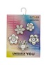 首图 - 点击放大 - CROCS - Monochrome Silver Flower Jibbitz Charm — Set of 5