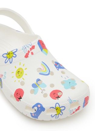 细节 - 点击放大 - CROCS - Classic Doodle Print Kids Clogs