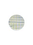 Main View - 点击放大 - LA ROMAINE EDITIONS - Check Dessert Plate — Blue/Yellow