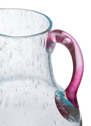 Detail View - 点击放大 - LA ROMAINE EDITIONS - The Small Round Bubble Decanter — Blue/Pink