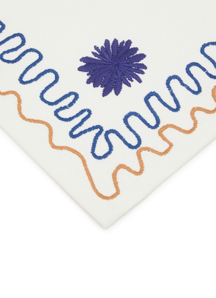 Detail View - 点击放大 - LA ROMAINE EDITIONS - The Sea Urchin Placemat — Blue/Brown/Purple