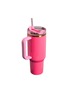 背面 –点击放大 - STANLEY - The Quencher H2.0 FlowState™ Tumbler 40oz — Pink Parade