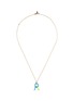 首图 - 点击放大 - BEA BONGIASCA - Duo Enamel Initial 'R' 9K Gold Pendant Necklace