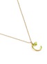 细节 - 点击放大 - BEA BONGIASCA - Half Enamel Initial 'C' 9K Gold Pendant Necklace