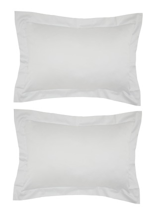 Main View - 点击放大 - CELSO DE LEMOS - Amanda Pillowcase Set of 2 — Perle