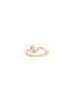 首图 - 点击放大 - BEA BONGIASCA - Polka Dot Wave 9K Gold Diamond Ring — EU 54