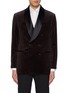 首图 - 点击放大 - BRUNELLO CUCINELLI - Double Breasted Cotton Velvet Smoking Jacket